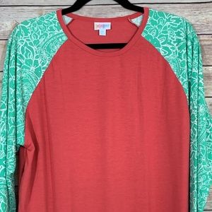 LuLaRoe Women's Randy Baseball Top